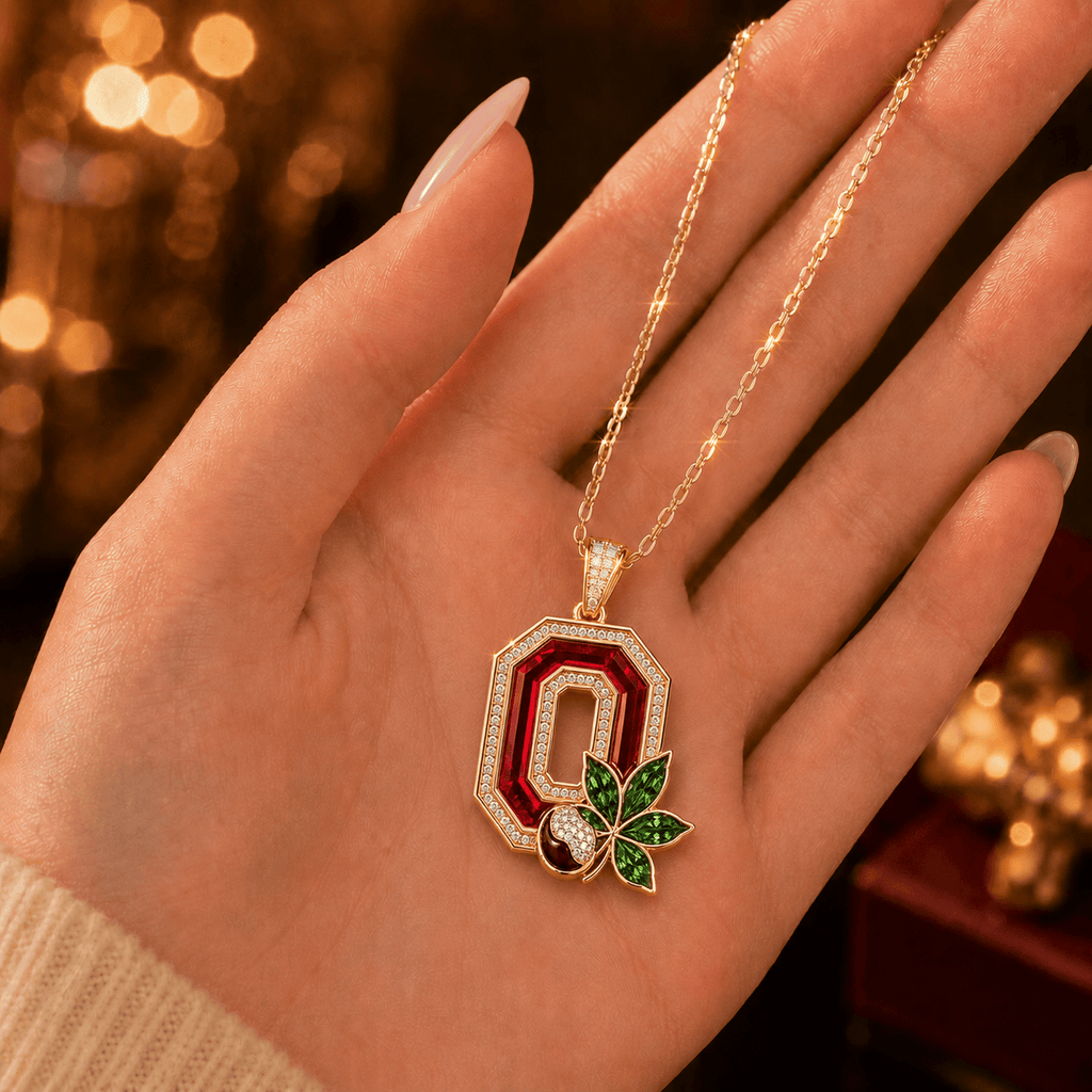 OSB Solid Gold Chain with Diamond Pendant TMH