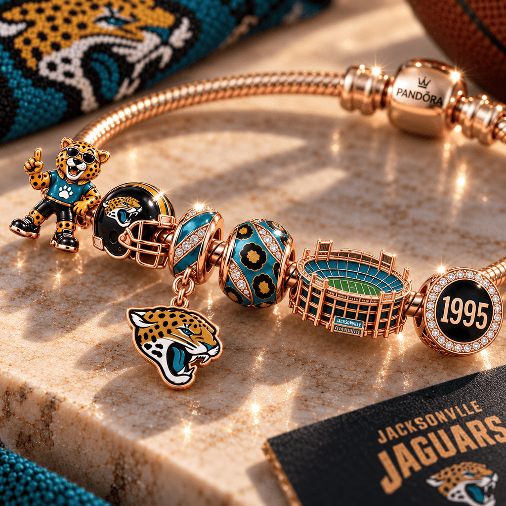JSVJ Gold Charm Bracelet Set NHVH
