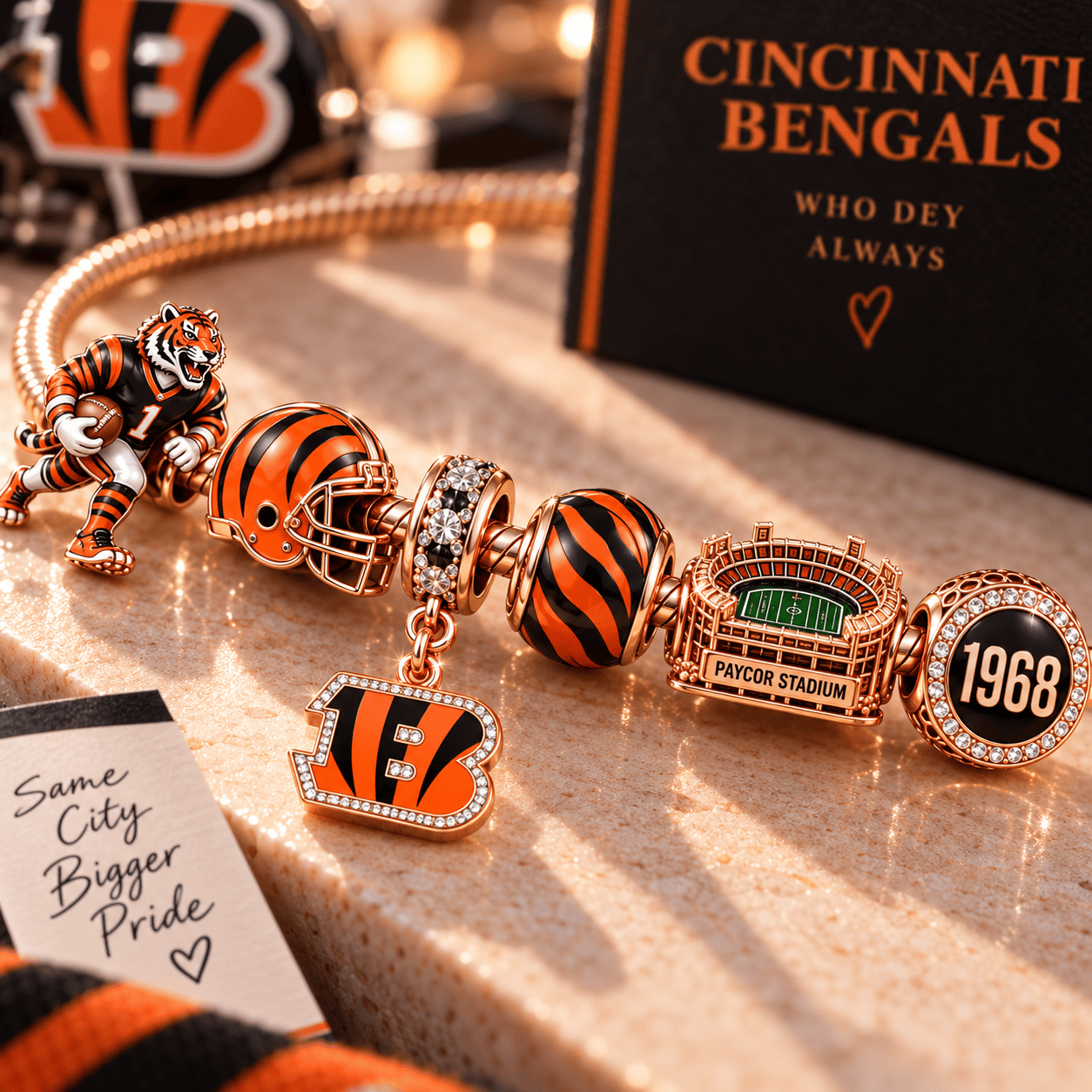 CCBG Gold Charm Bracelet Set NHVH