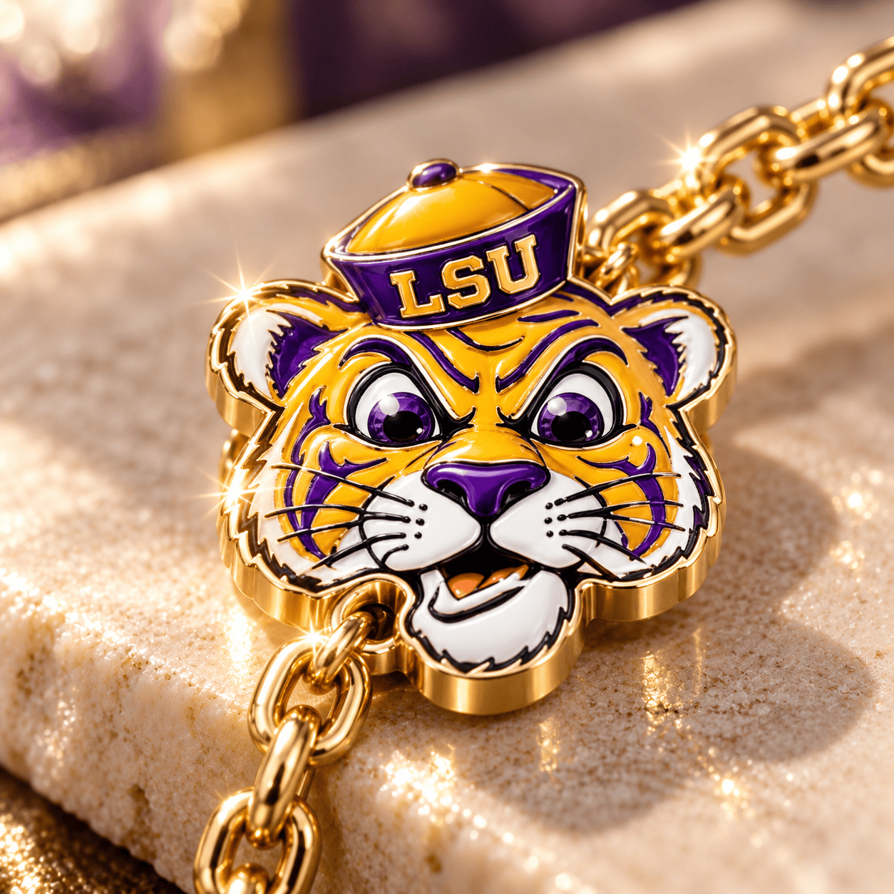LSU Premium Gold Bracelet TTTT