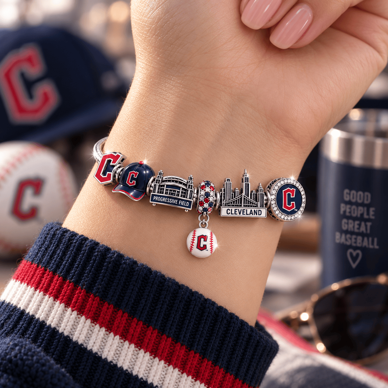 CLG Silver Charm Bracelet Set PNPA