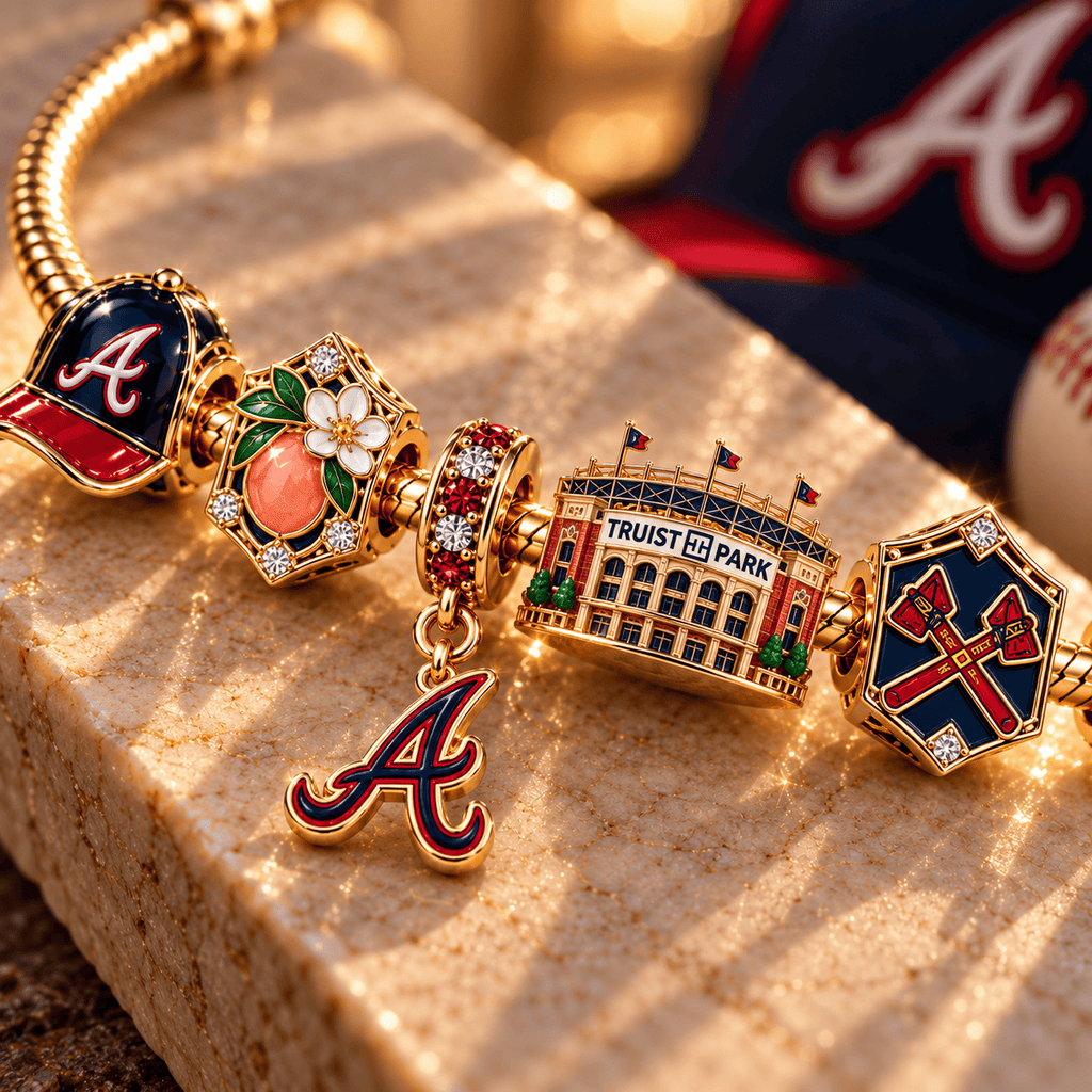ALB Gold Charm Bracelet Set NHVH