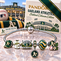 OKAA Silver Charm Bracelet Set NHVH
