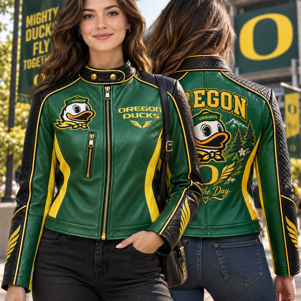 Premium ORD Cropped Leather Zipper Jacket PVNA