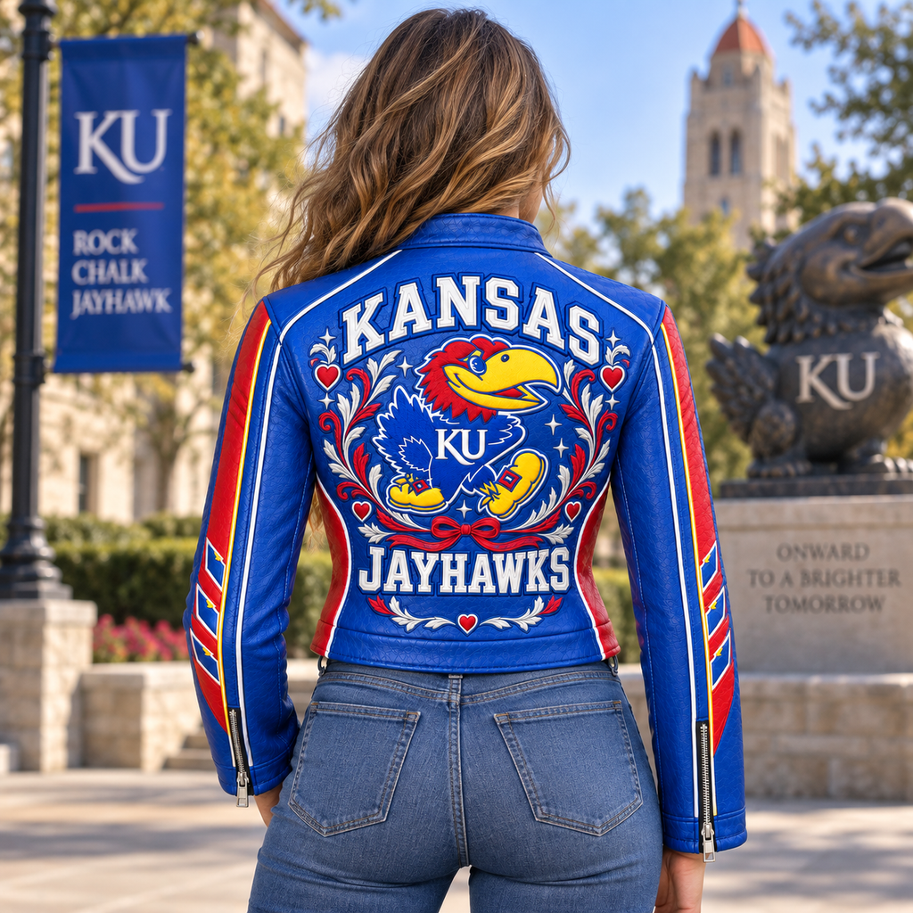Premium KHSB Cropped Leather Zipper Jacket TTMH