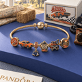 TDH Gold Charm Bracelet Set HQH