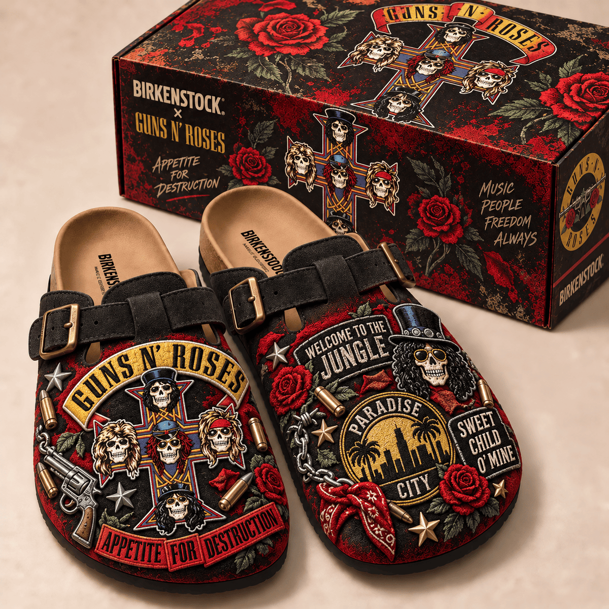 PREMIUM GNR MINK SUEDE CLOGS TTNL
