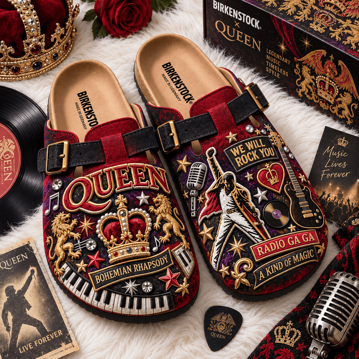 PREMIUM QNN MINK SUEDE CLOGS TTNL