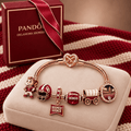 OSN Rose Gold Charm Bracelet Set TMH