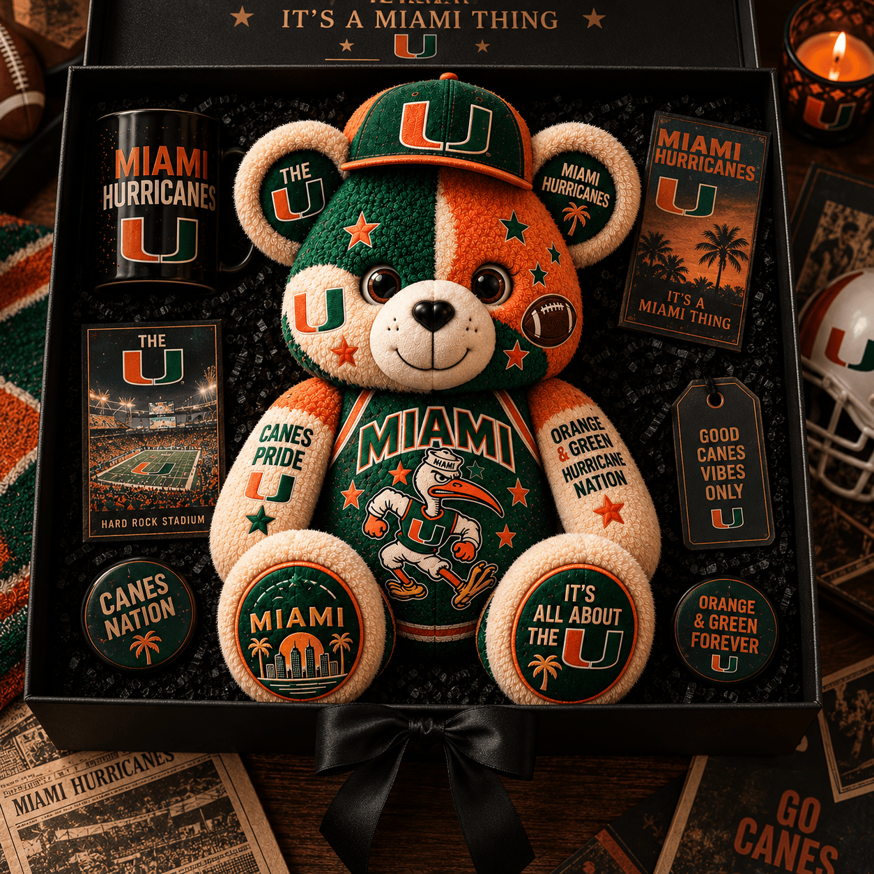 MHC Bear Custom Shaped Pillow
