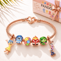 INSO Rose Gold Charm Bracelet Set TTTT