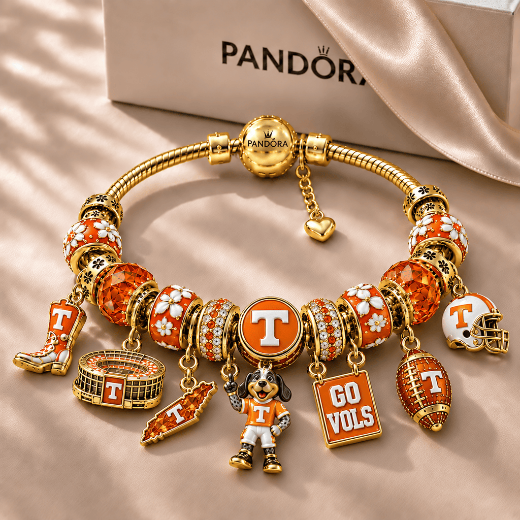 TVF Gold Charm Bracelet Set NHVH