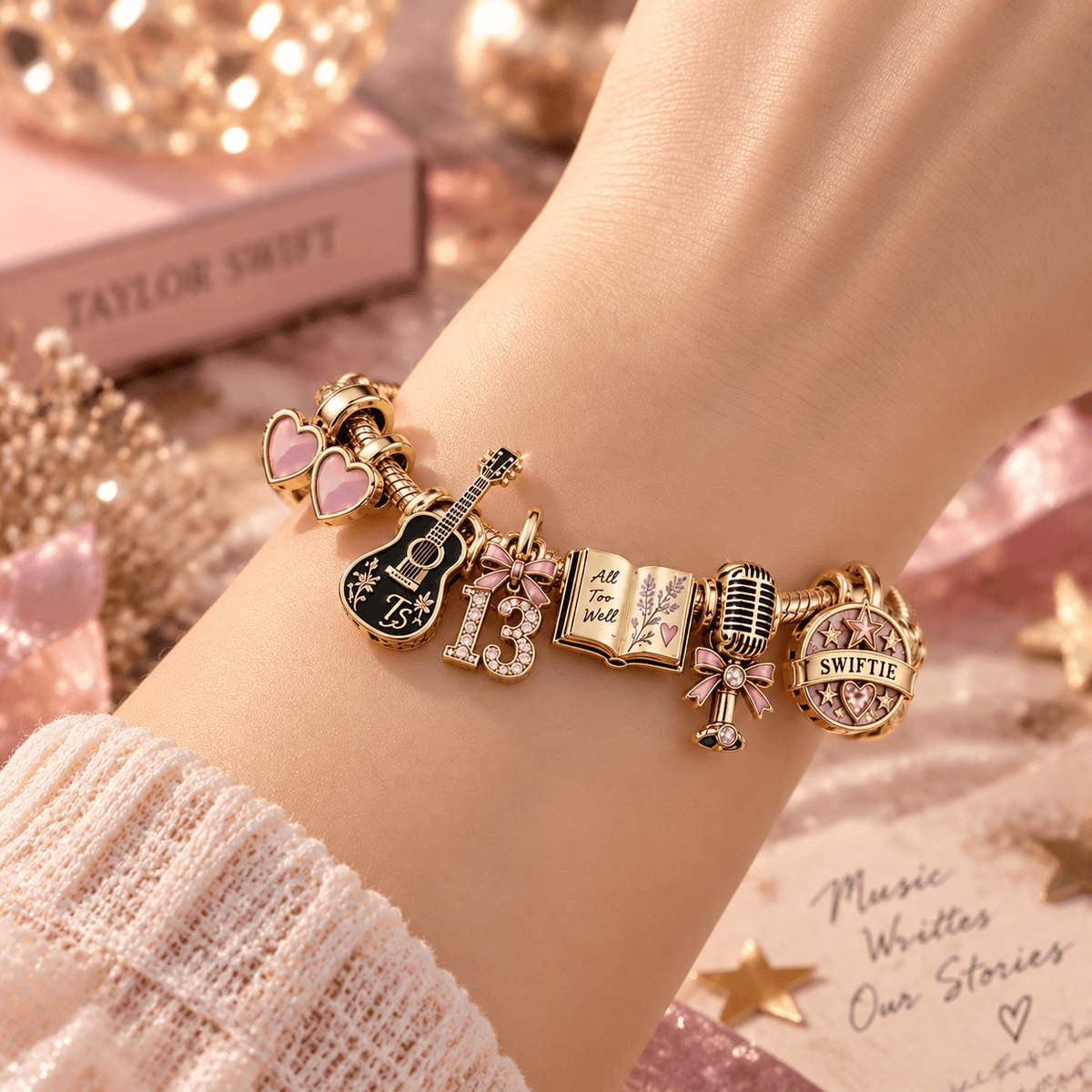 TLSW Gold Charm Bracelet Set TTN