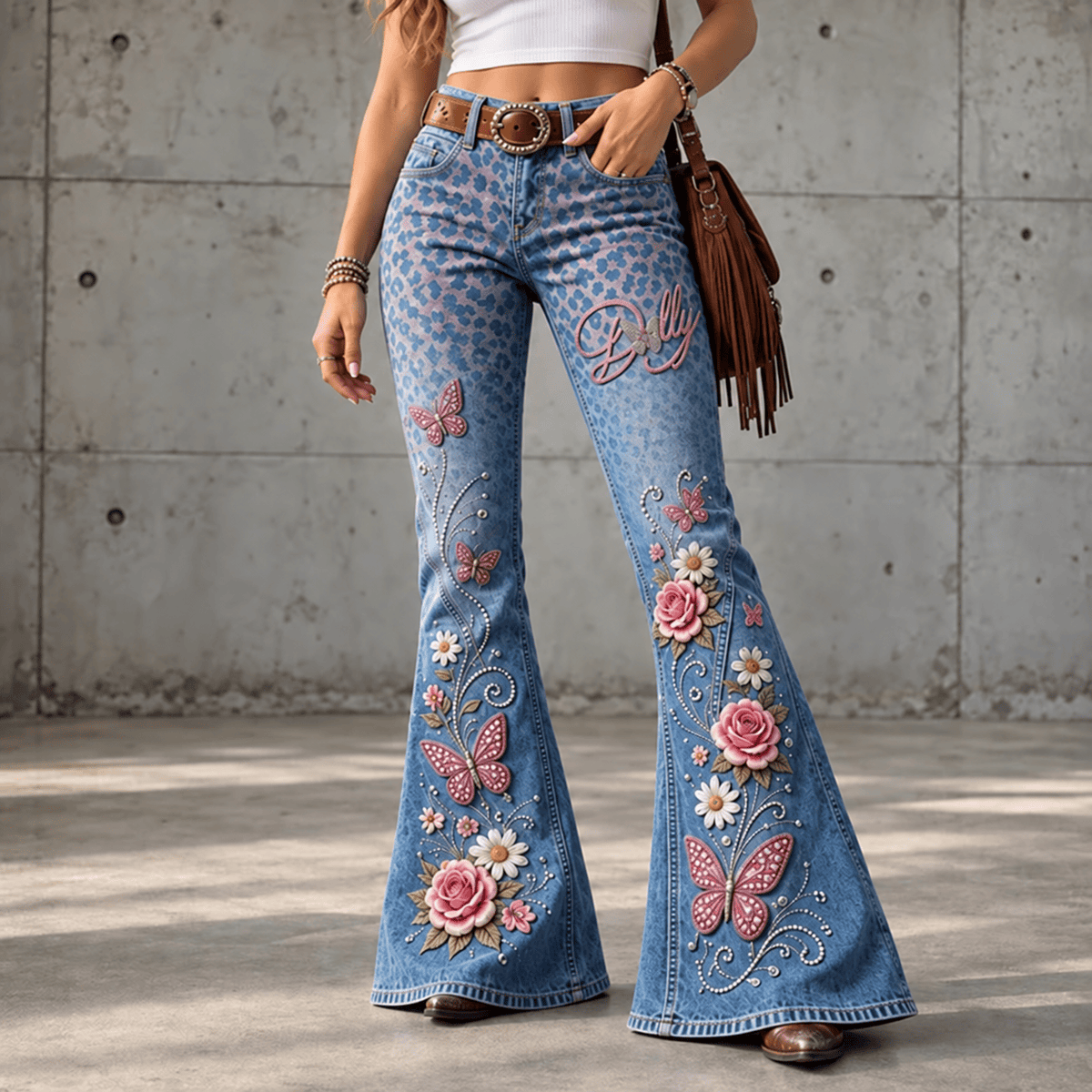 Premium DLPT Flared Jeans PVNA