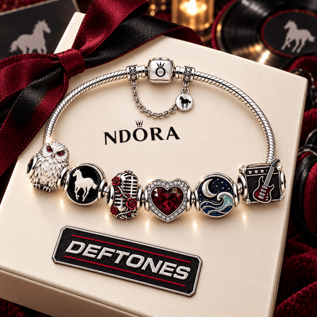 DTS Silver Charm Bracelet Set PNPA