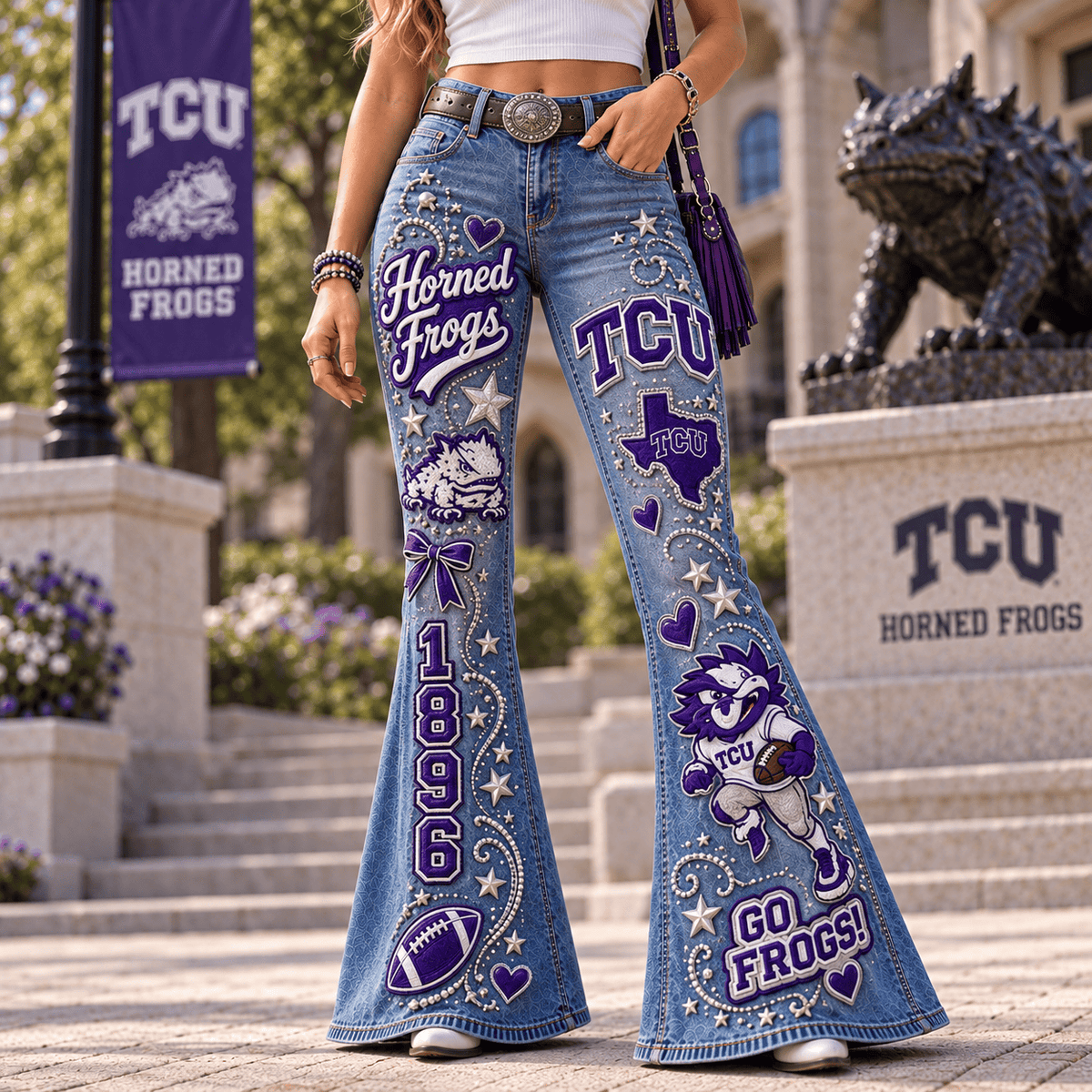 Premium TCU Flared Jeans PVNA