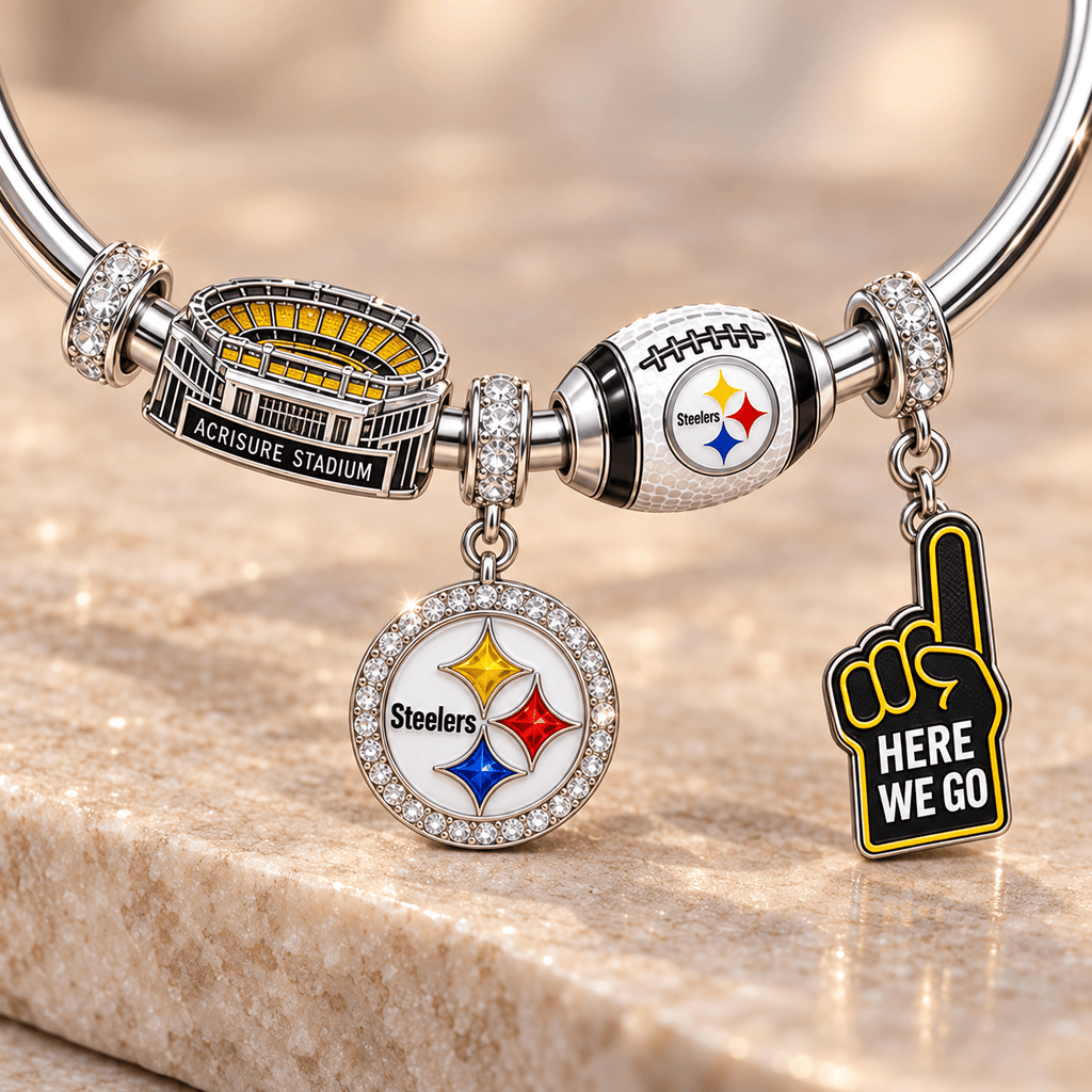 PBS Silver Charm Bracelet Set TMH