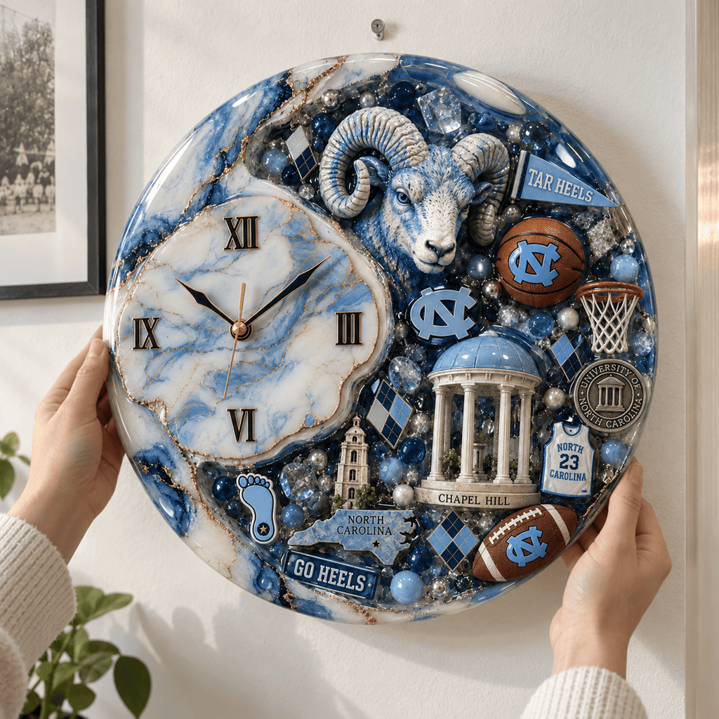 Premium UNC Statement 3D Decorative Wall Clock HTTT