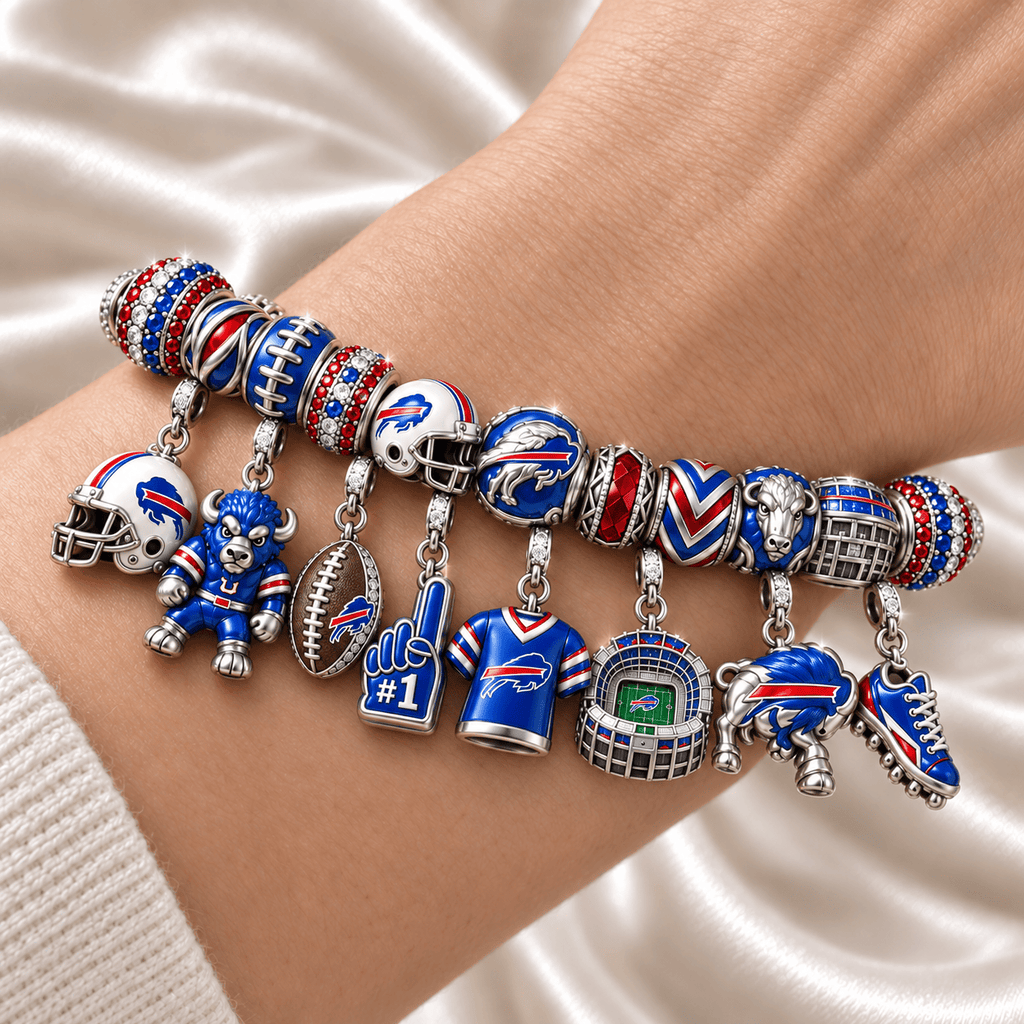 BFB Silver Charm Bracelet Set NTTB