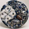 Premium DLCB Statement 3D Decorative Wall Clock DNBN