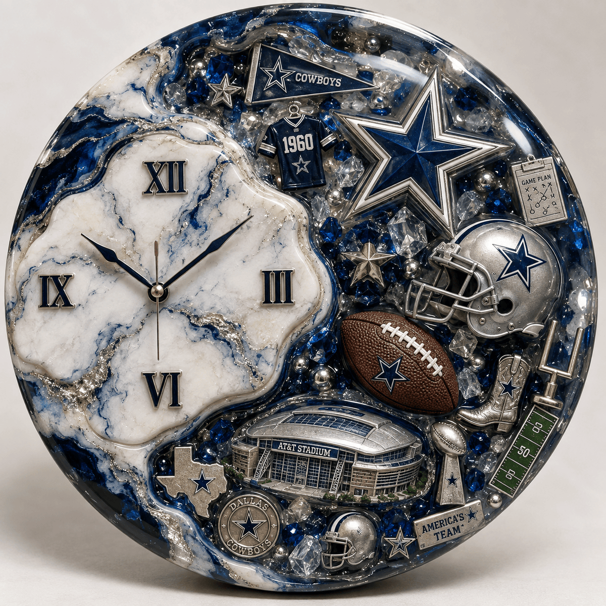 Premium DLCB Statement 3D Decorative Wall Clock DNBN