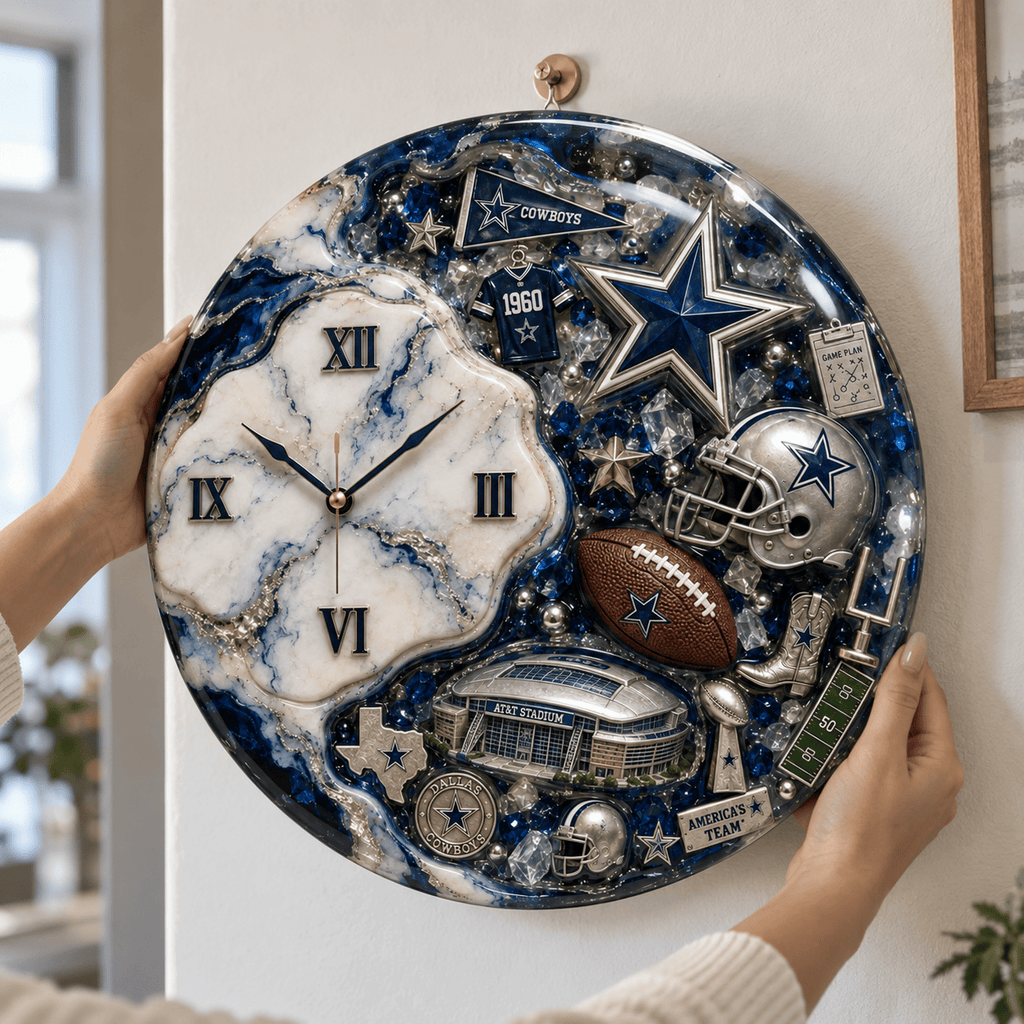 Premium DLCB Statement 3D Decorative Wall Clock DNBN