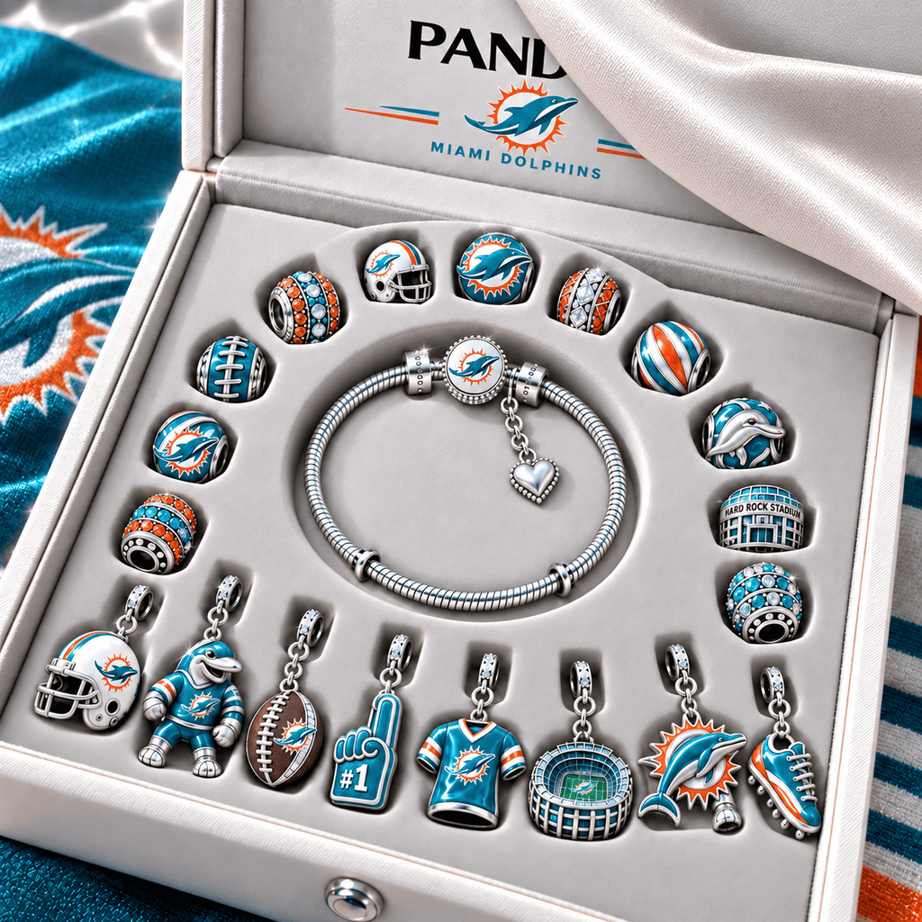 MDP Silver Charm Bracelet Set NTTB