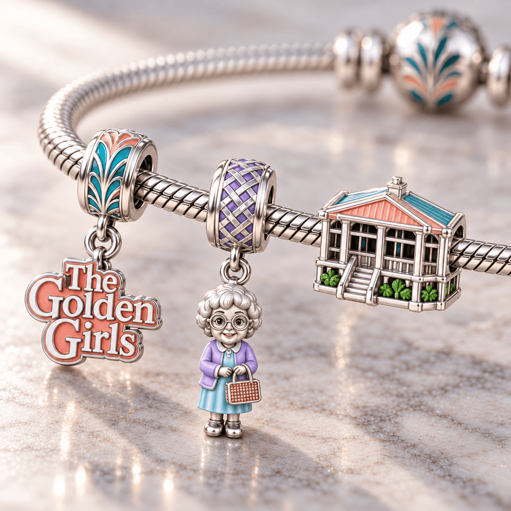 TGG Silver Charm Bracelet Set HQH