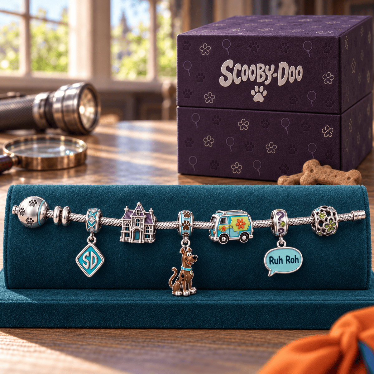 SCBD Silver Charm Bracelet Set HQH