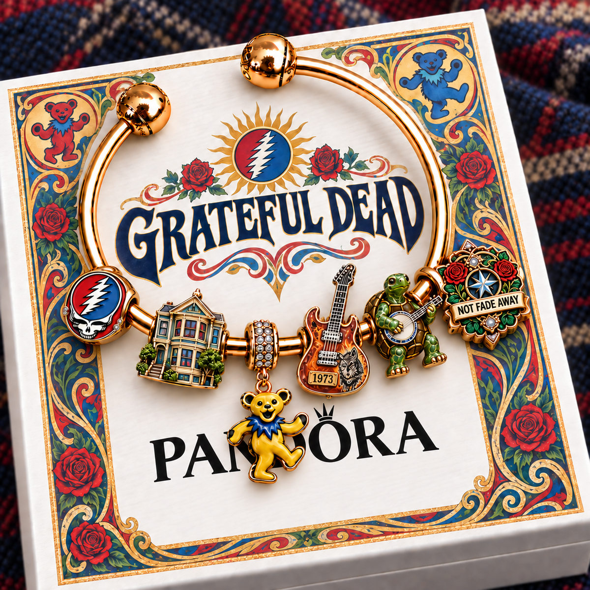 GRFD Silver Charm Bracelet Set NTVA