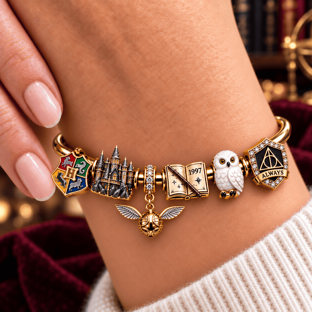 HRP Silver Charm Bracelet Set NTVA