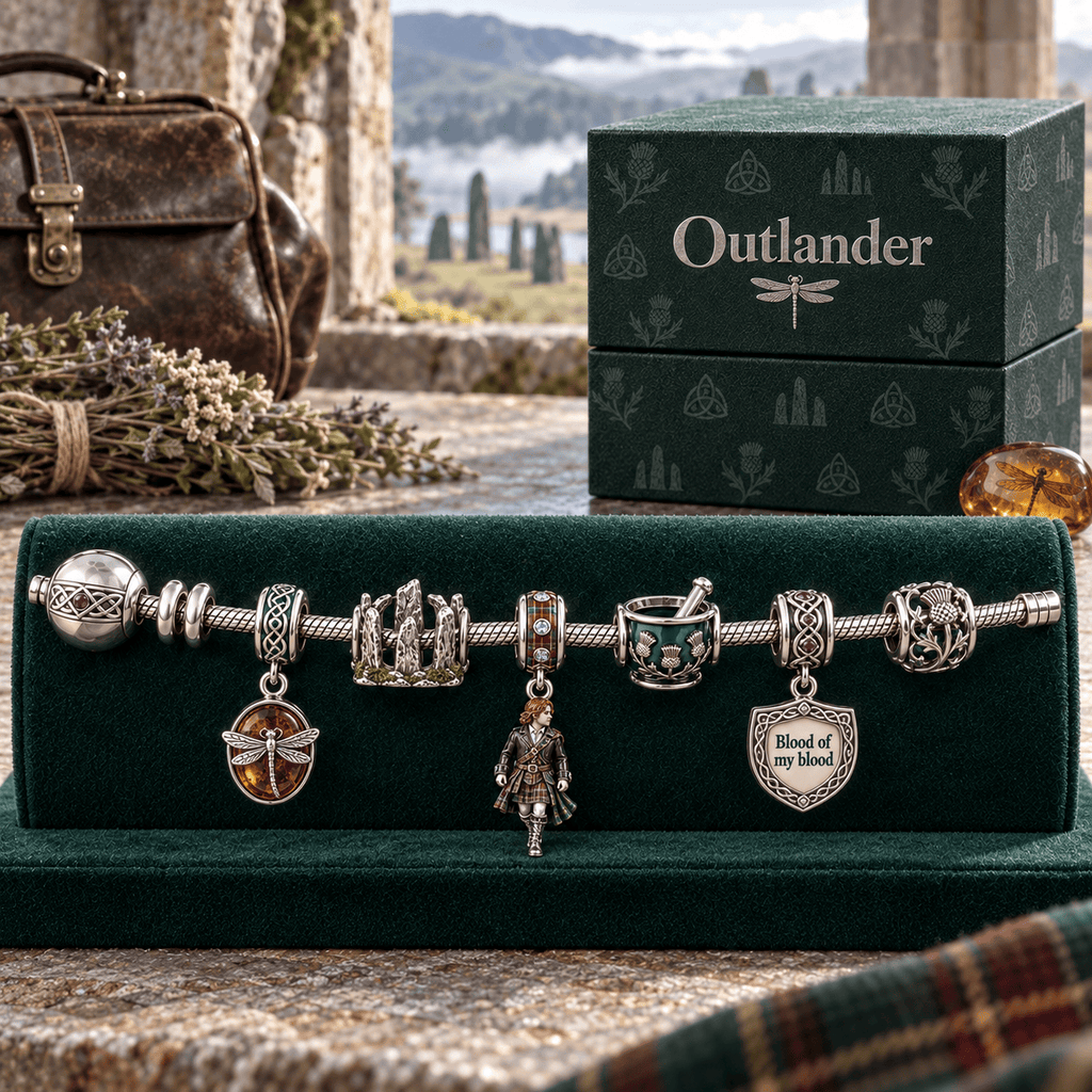 OLD Silver Charm Bracelet Set HQH
