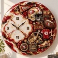 Premium SF49 Statement 3D Decorative Wall Clock DNBN