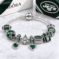 NYJ Silver Charm Bracelet Set BMD