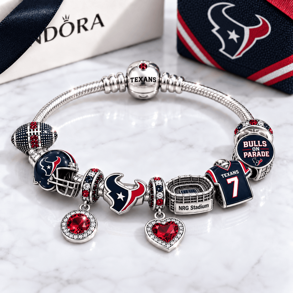 HTX Silver Charm Bracelet Set BMD