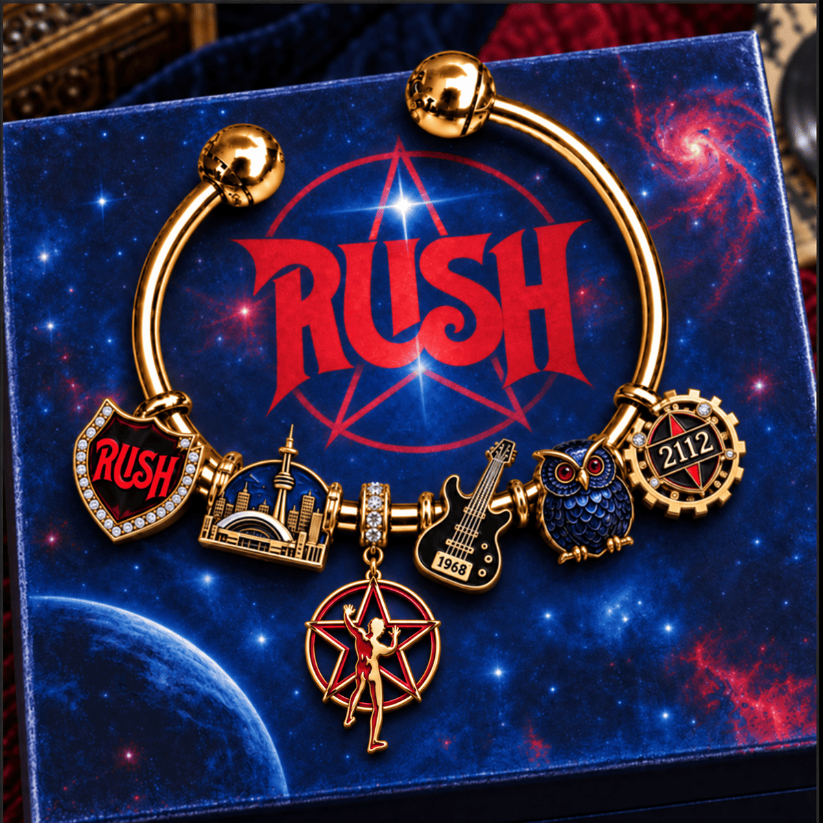 RSH Silver Charm Bracelet Set NTVA