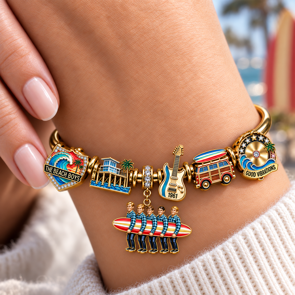 TBT Silver Charm Bracelet Set NTVA