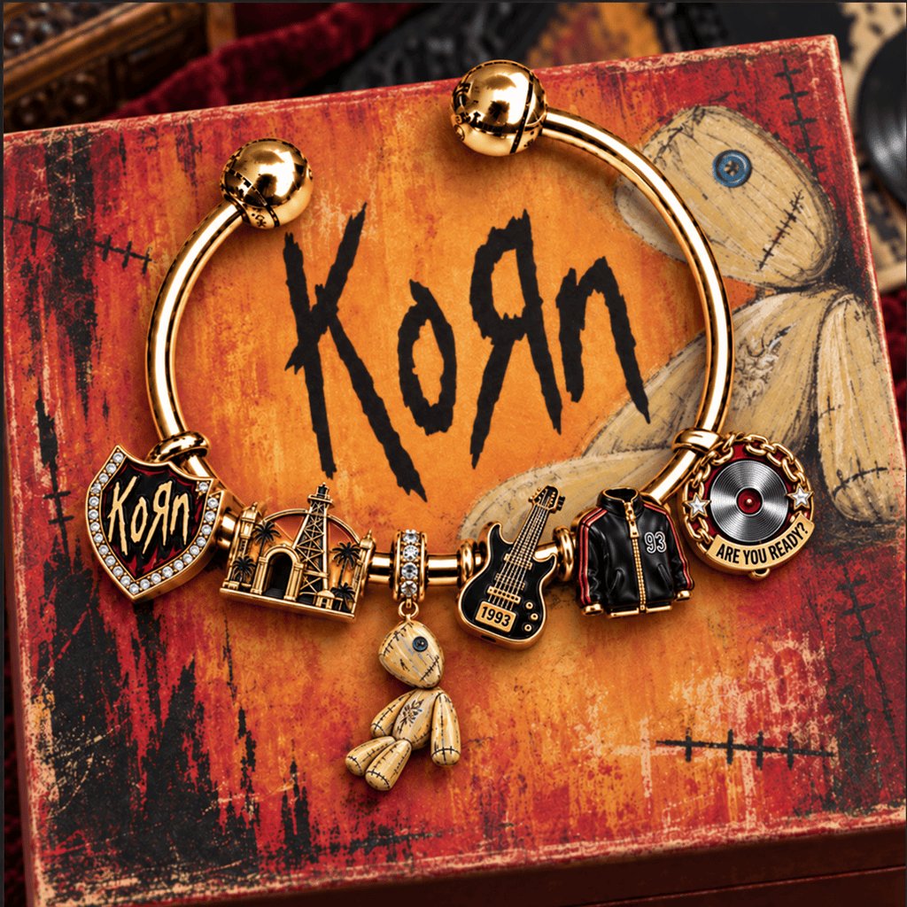 KRN Silver Charm Bracelet Set NTVA