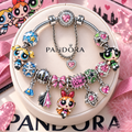TPPG Silver Charm Bracelet Set NTTB