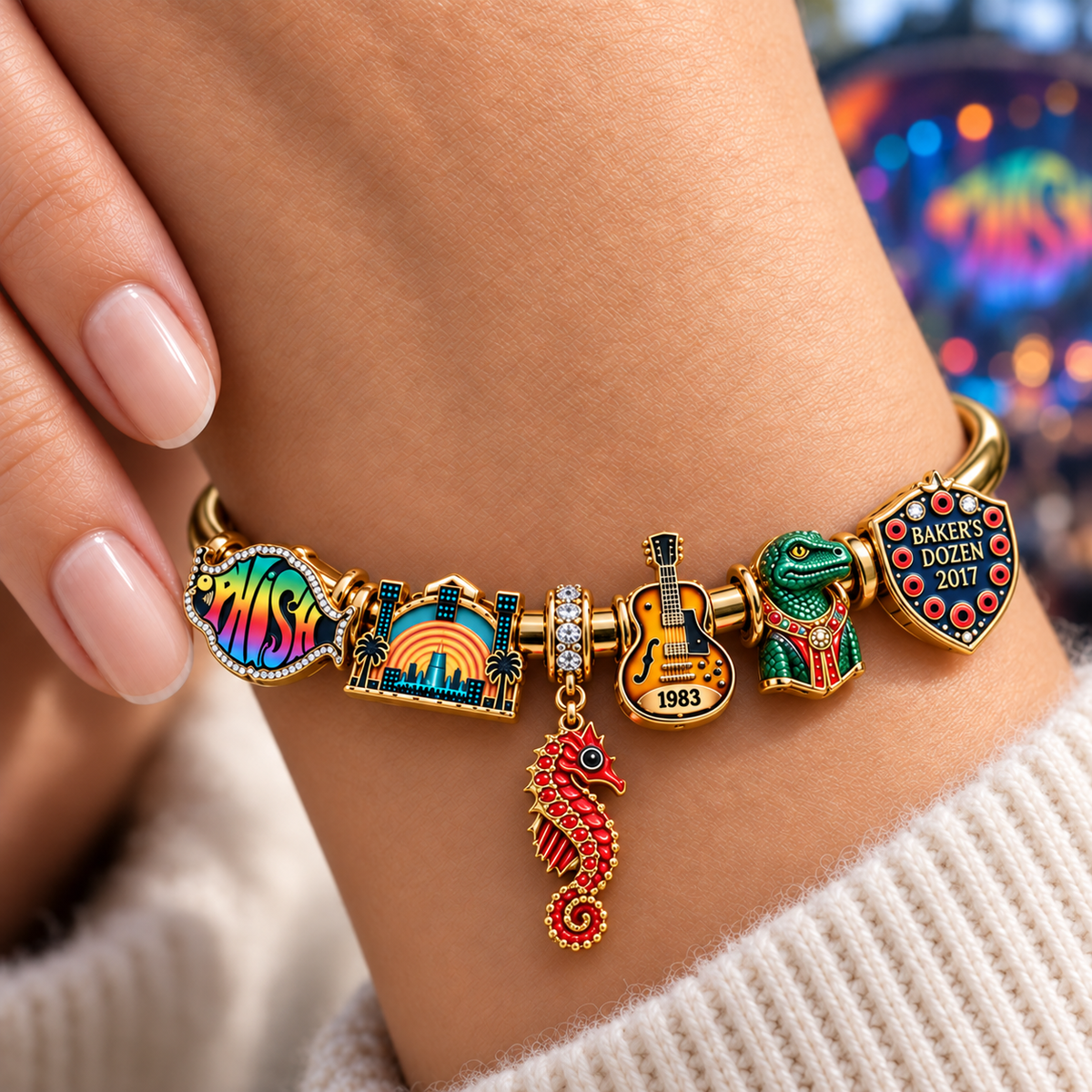 PIH Silver Charm Bracelet Set NTVA