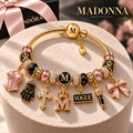 MDA Gold Charm Bracelet Set NHVH