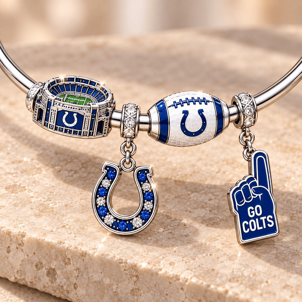 IDC Silver Charm Bracelet Set TMH