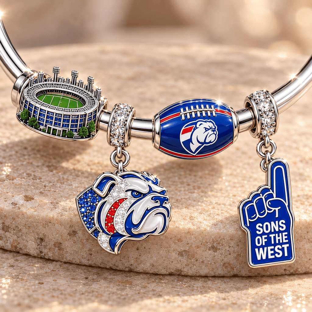 WTBD Silver Charm Bracelet Set TMH