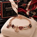 MTLC Rose Gold Charm Bracelet Set TTTT
