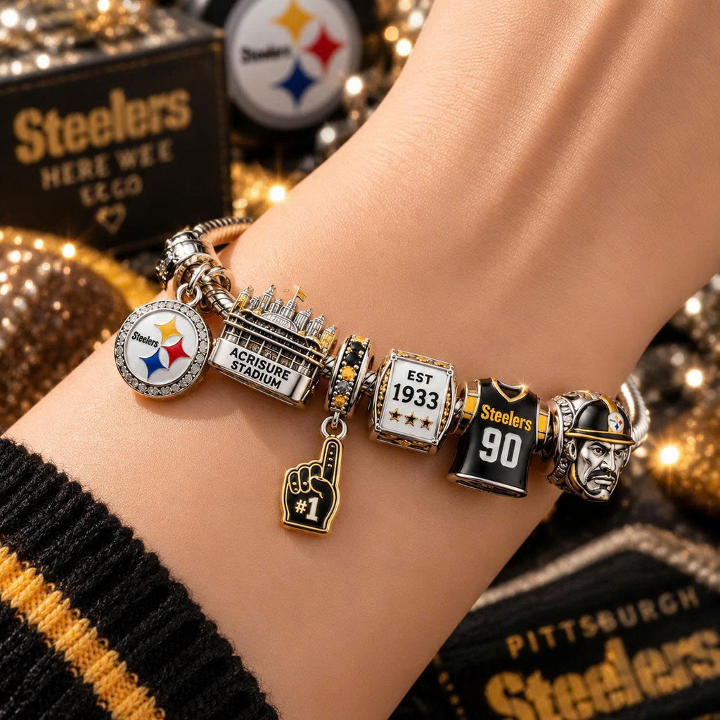 PBS Silver Charm Bracelet Set PTT