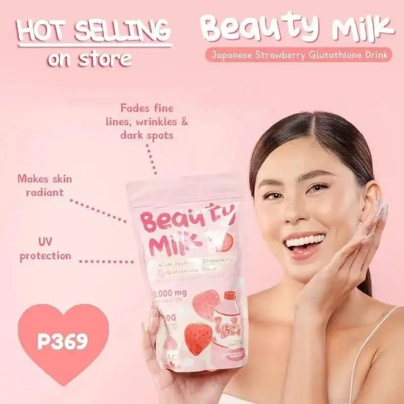 Collagen Powder Contain 50000mg Hydrolyzed Collagen — Melon Matcha Mango & Lychee Multiple Flavors Mixing with Beverages